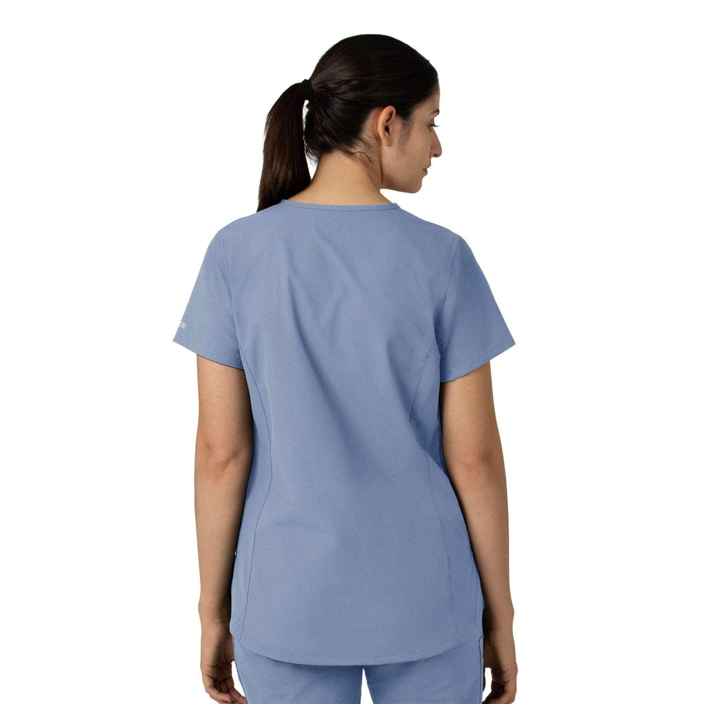 Women's force essentials notch neck tunic scrub top