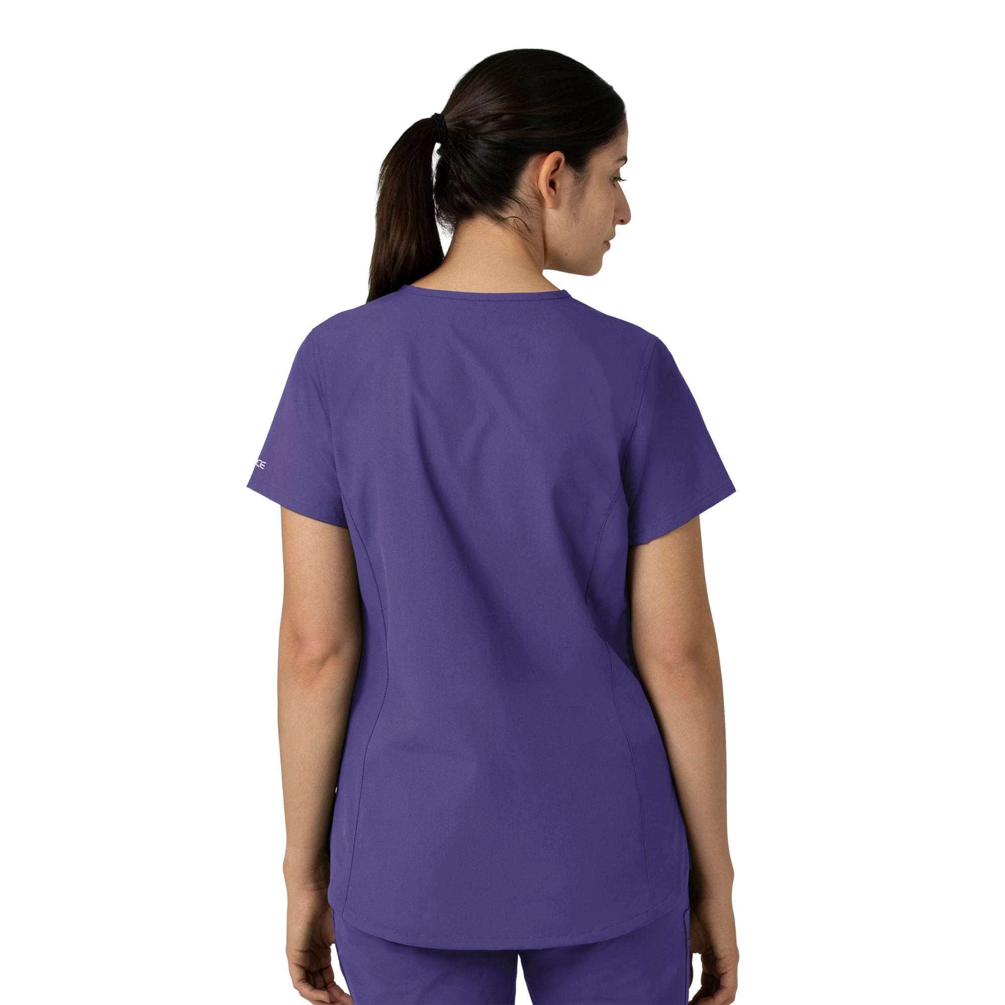 Women's force essentials notch neck tunic scrub top