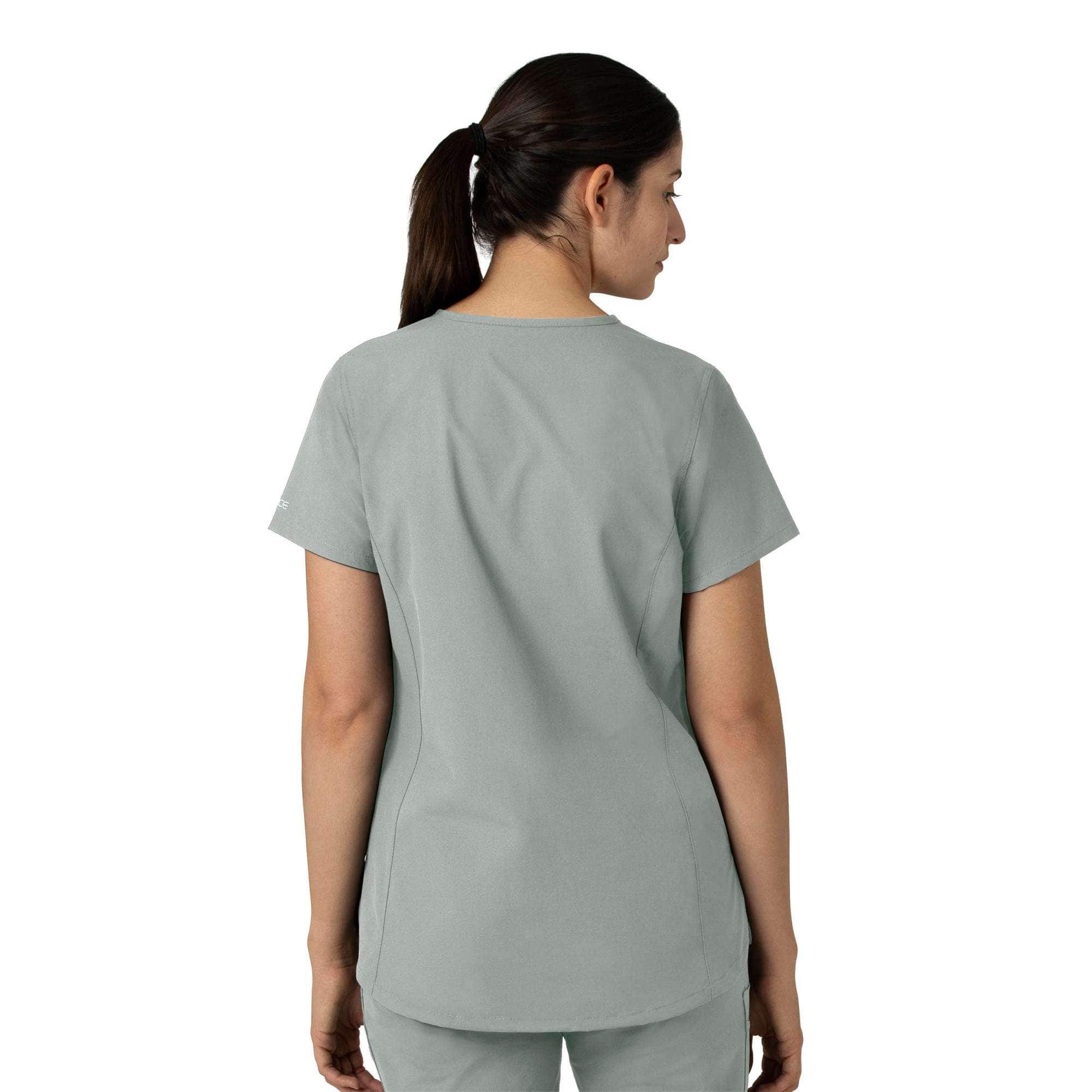 Women's force essentials notch neck tunic scrub top