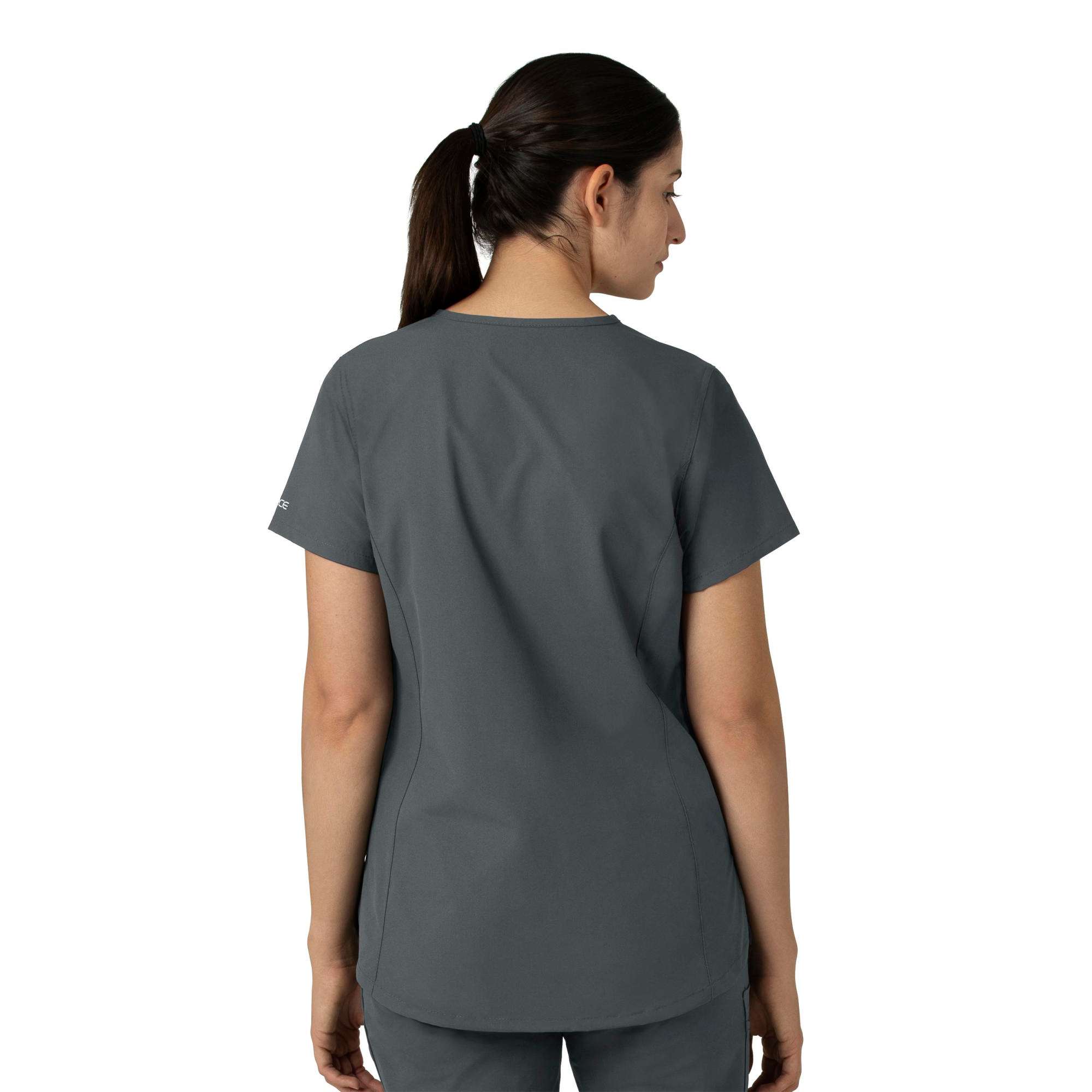 Women's force essentials notch neck tunic scrub top