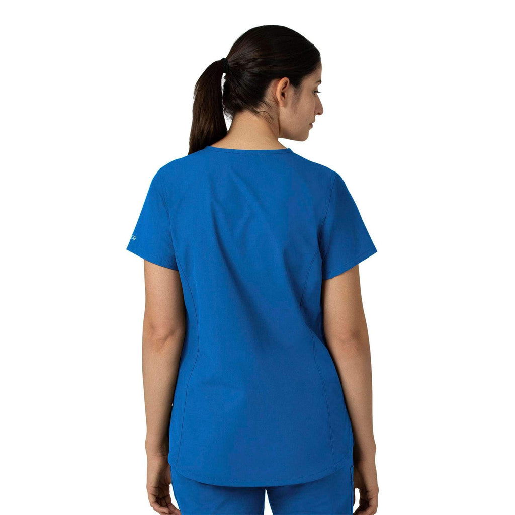 Women's force essentials notch neck tunic scrub top
