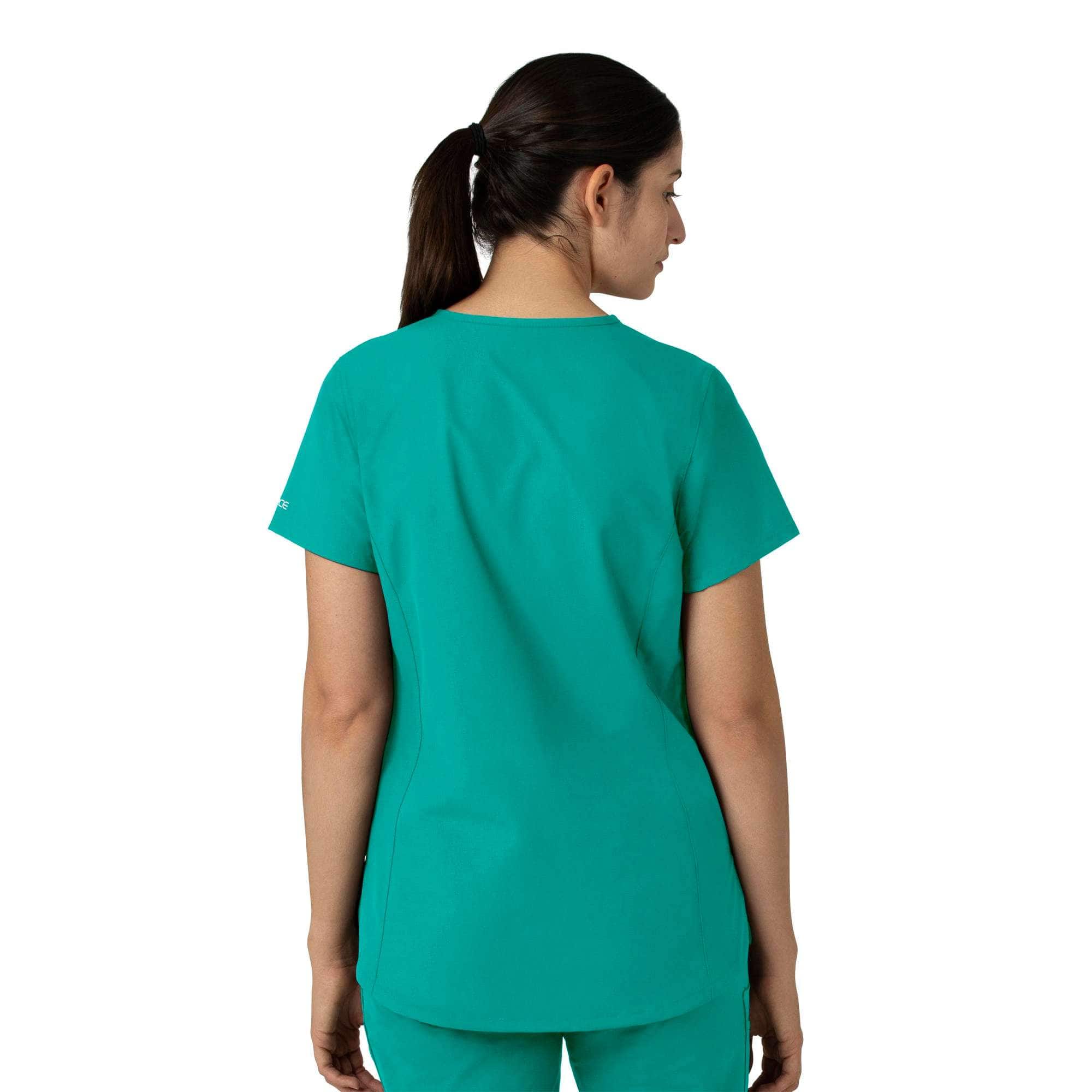 Women's force essentials notch neck tunic scrub top