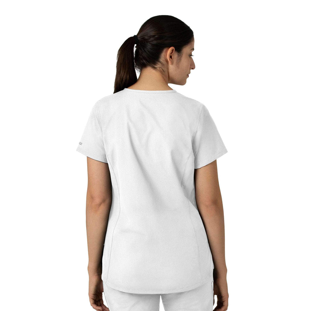 Women's force essentials notch neck tunic scrub top