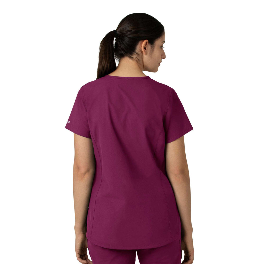 Women's force essentials notch neck tunic scrub top