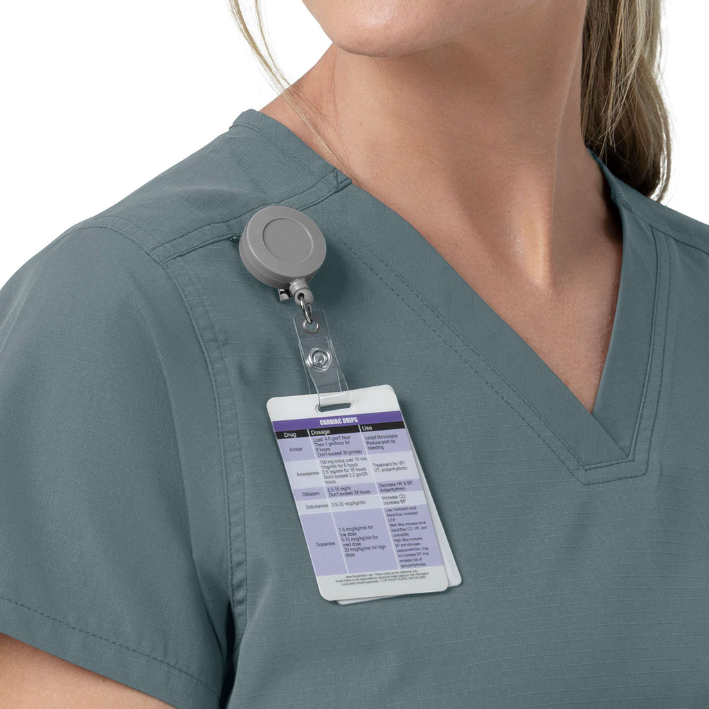 Women's rugged flex fld v-neck scrub top