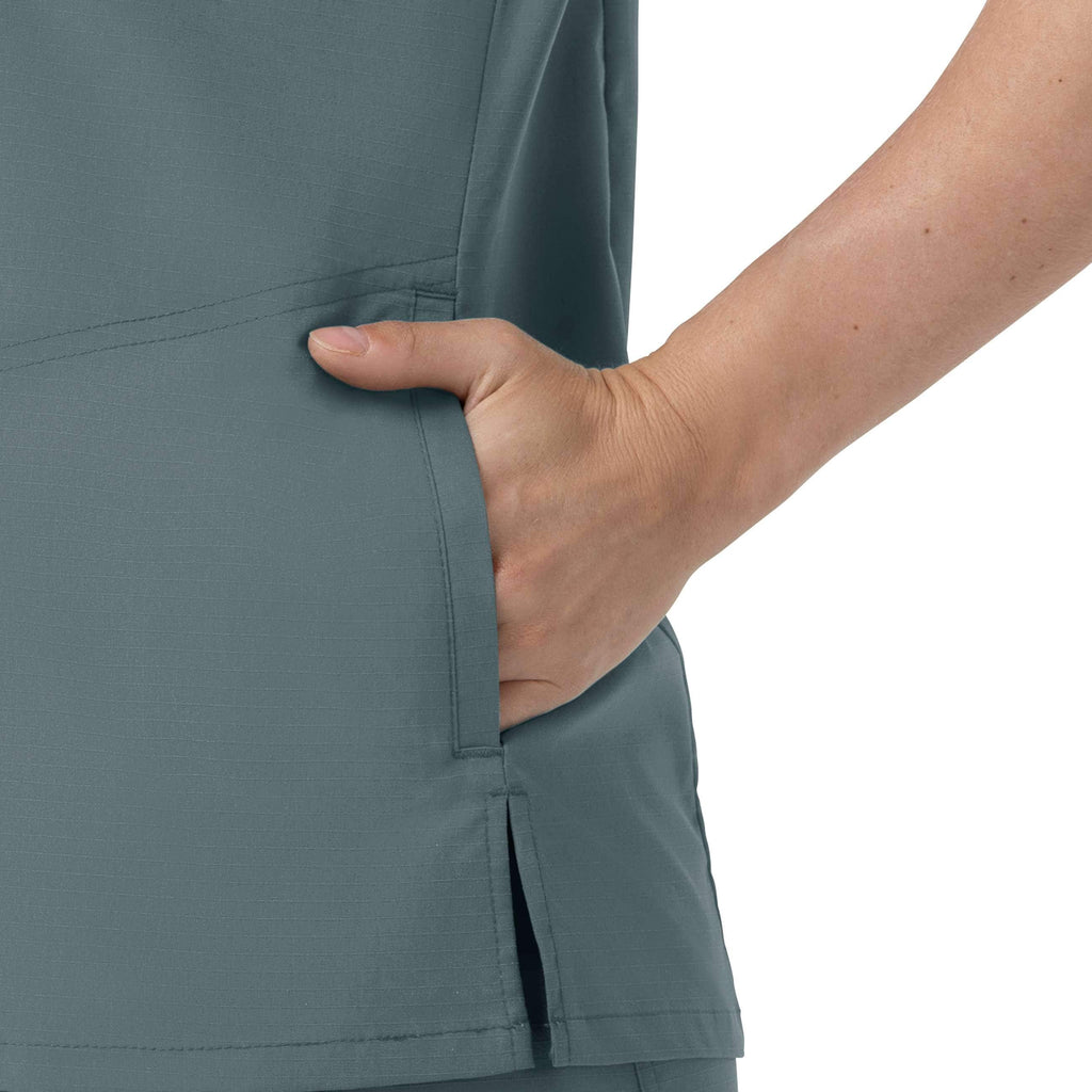 Women's rugged flex fld v-neck scrub top