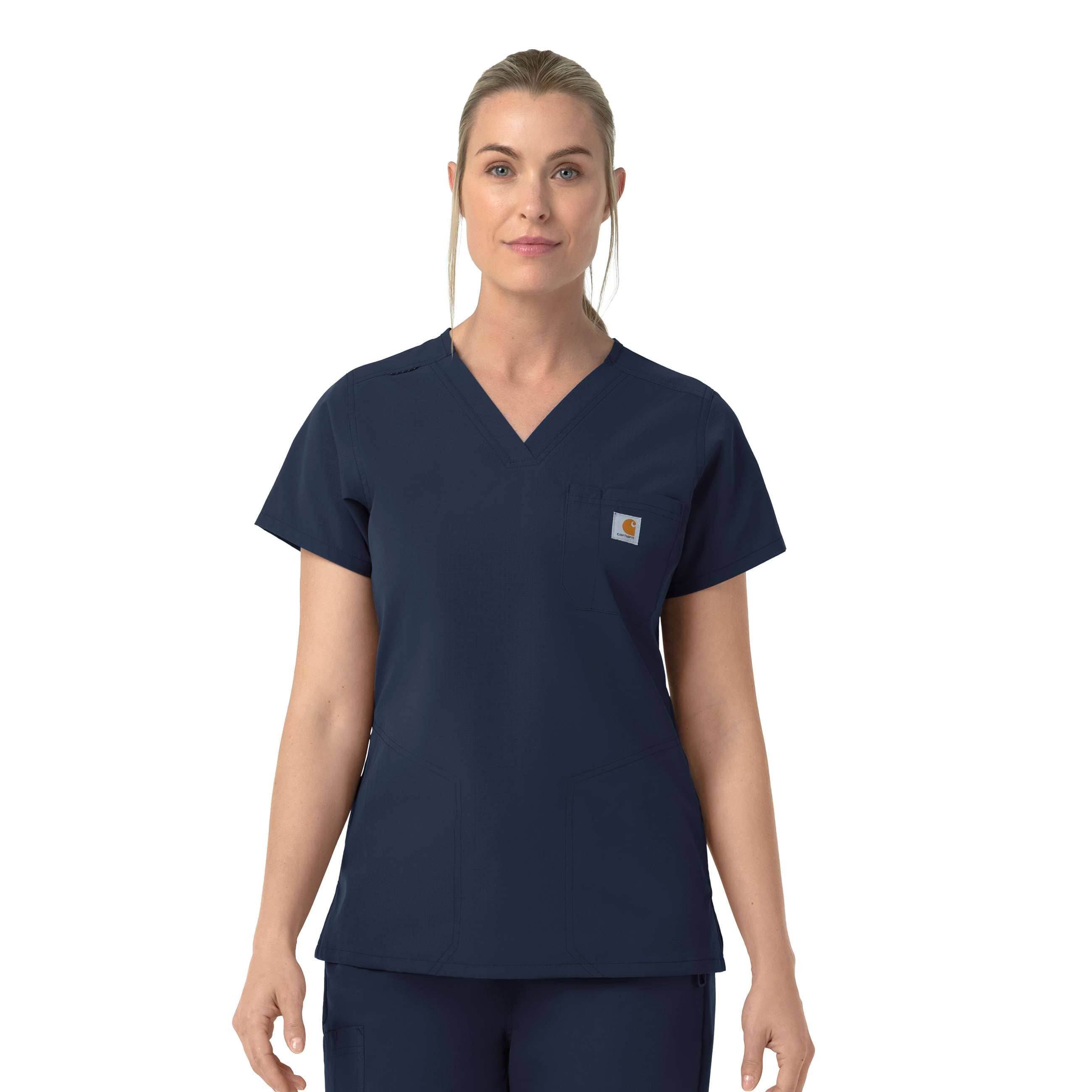 Women's rugged flex fld v-neck scrub top