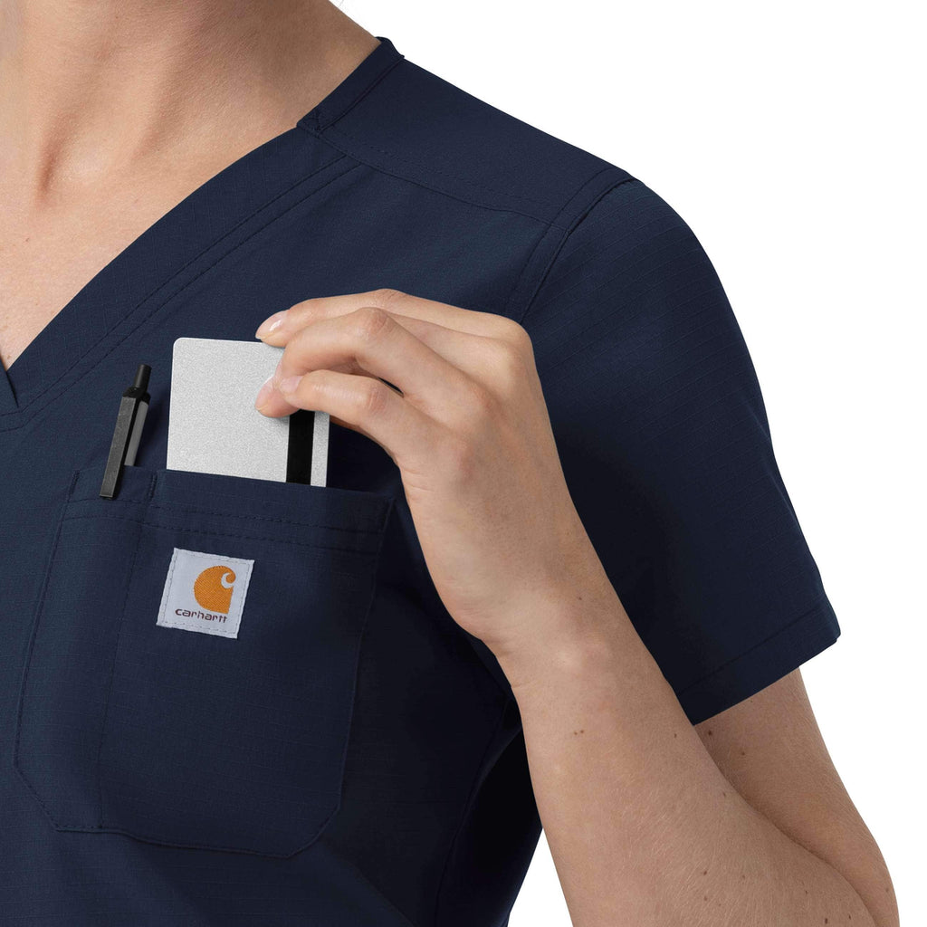 Women's rugged flex fld v-neck scrub top