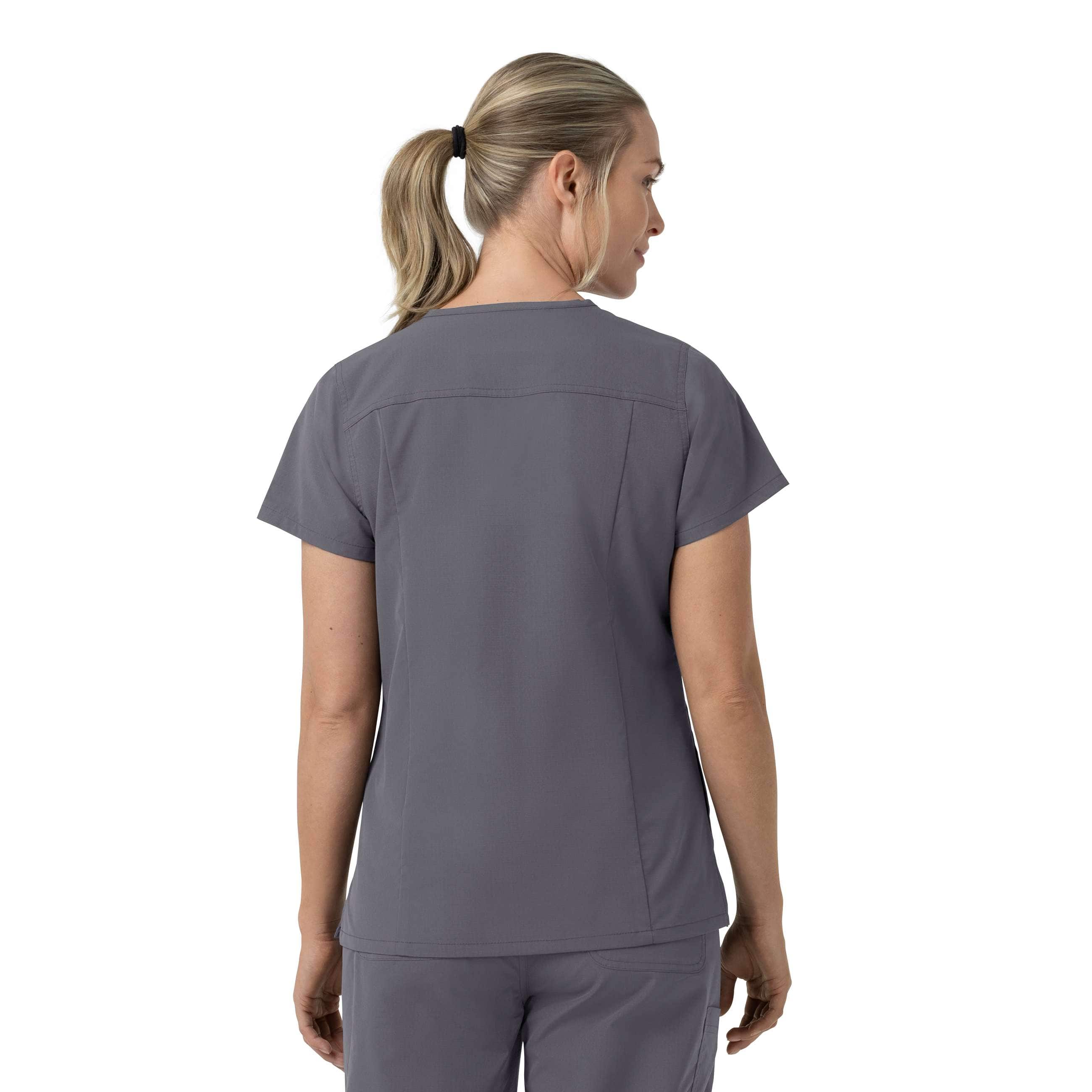 Women's rugged flex fld v-neck scrub top