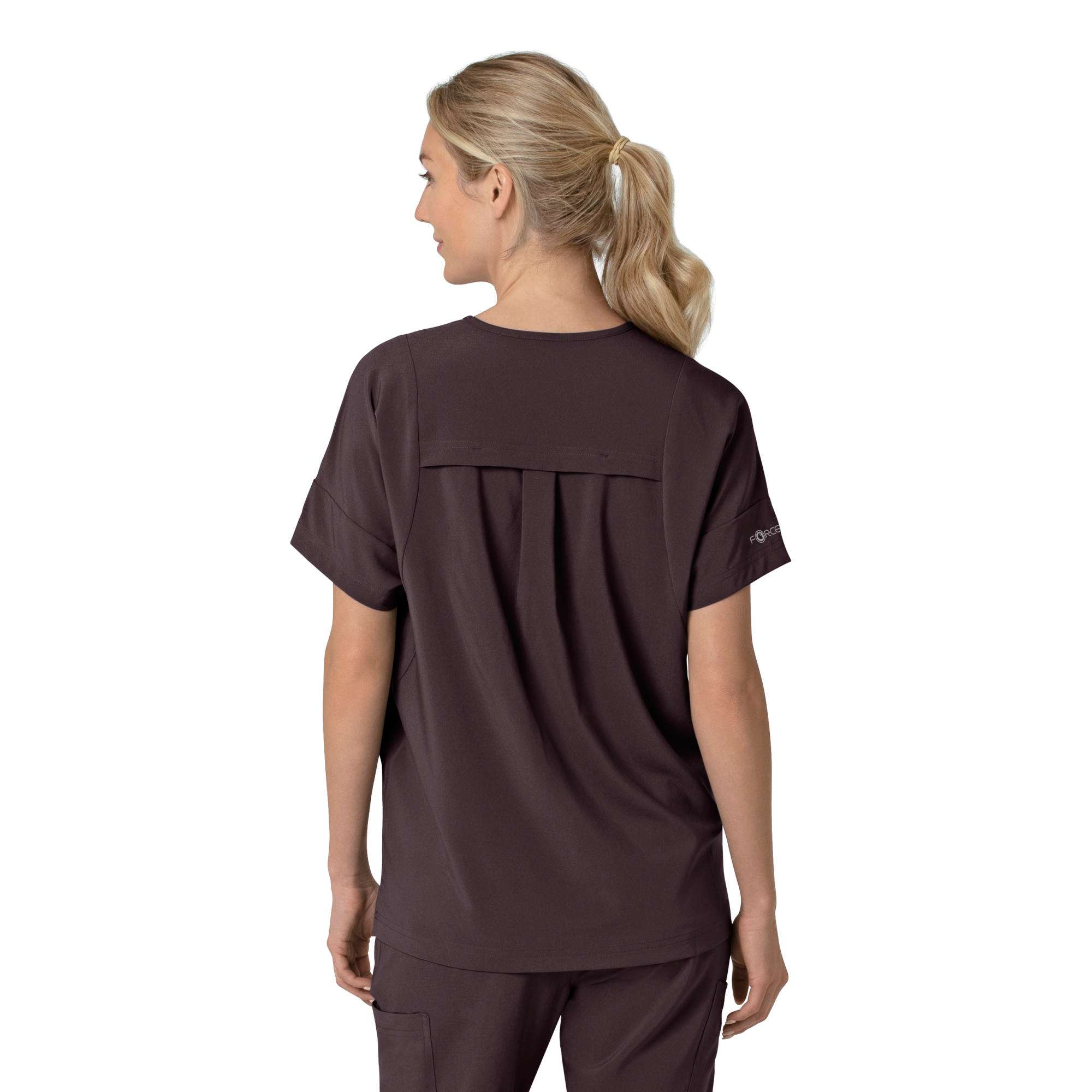 Women's force cross-flex  oversized v-neck scrub top