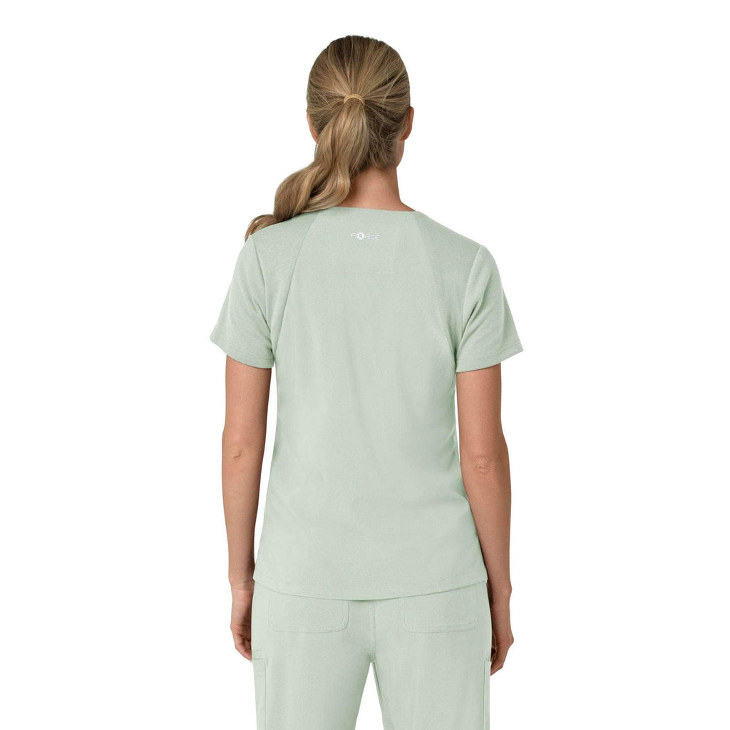 Women's force cross-flex  flex panel v-neck scrub top