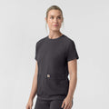 Women's force cross-flex knit crew neck scrub top