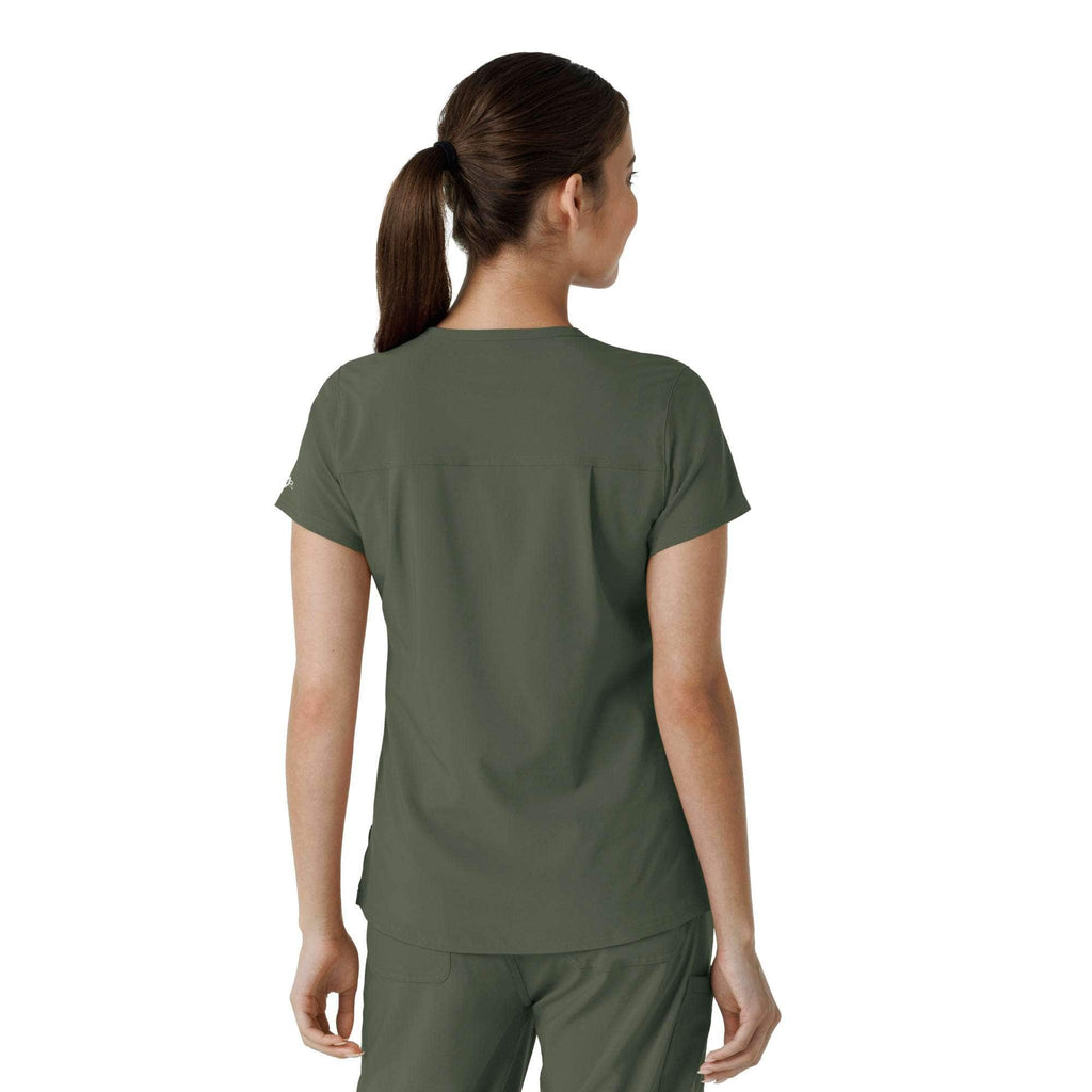 Women's force cross-flex  tuck-in scrub top