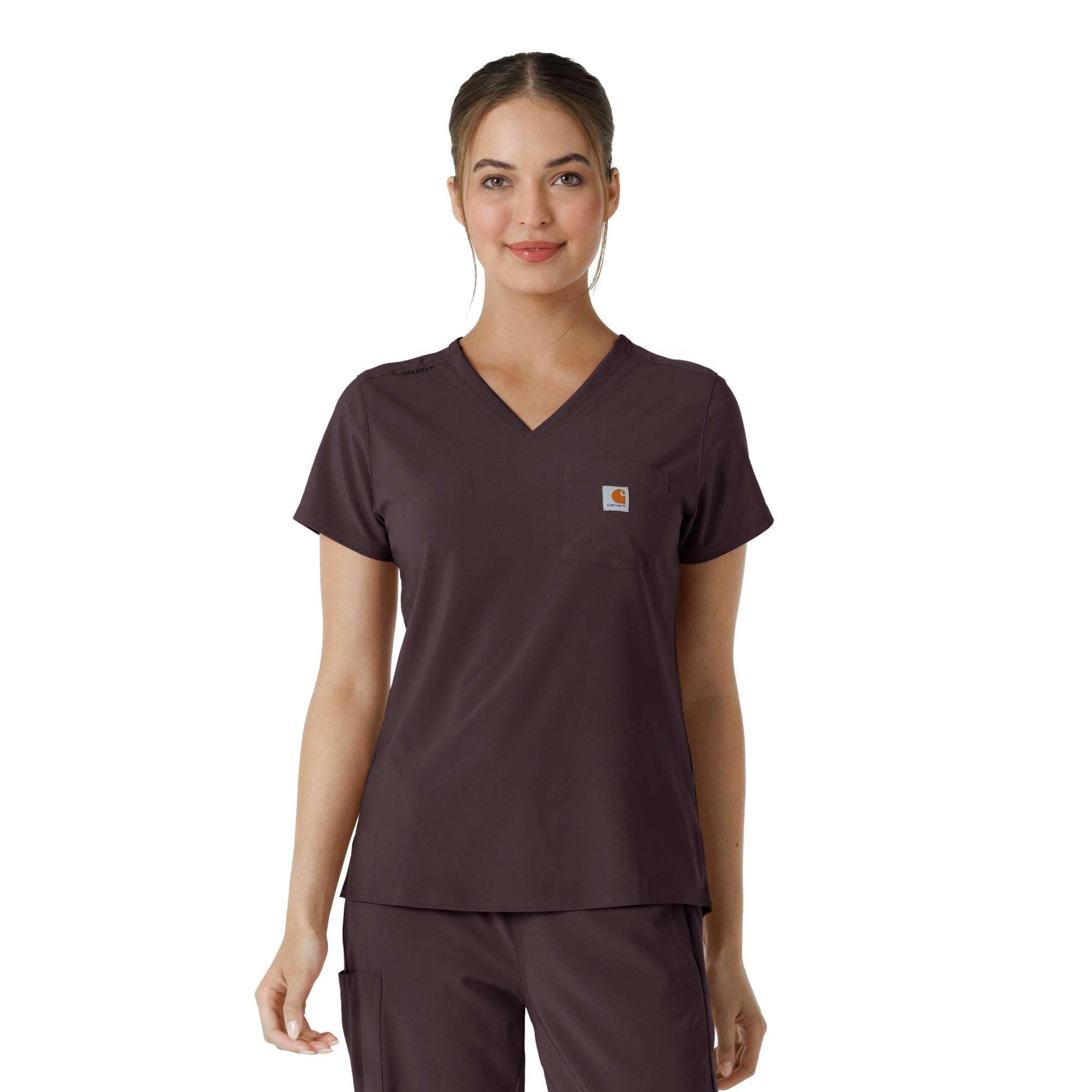 Women's force cross-flex  tuck-in scrub top