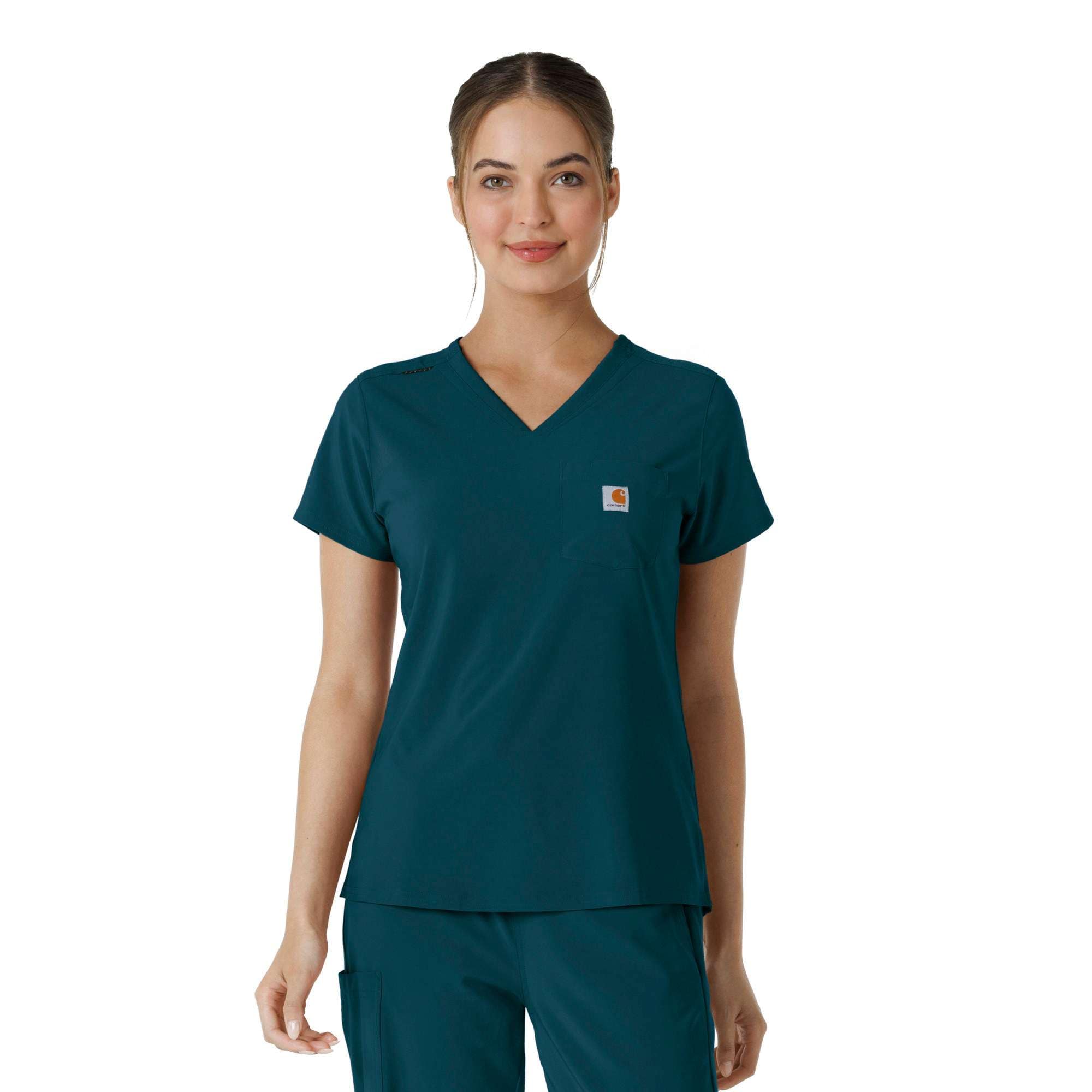 Women's force cross-flex  tuck-in scrub top
