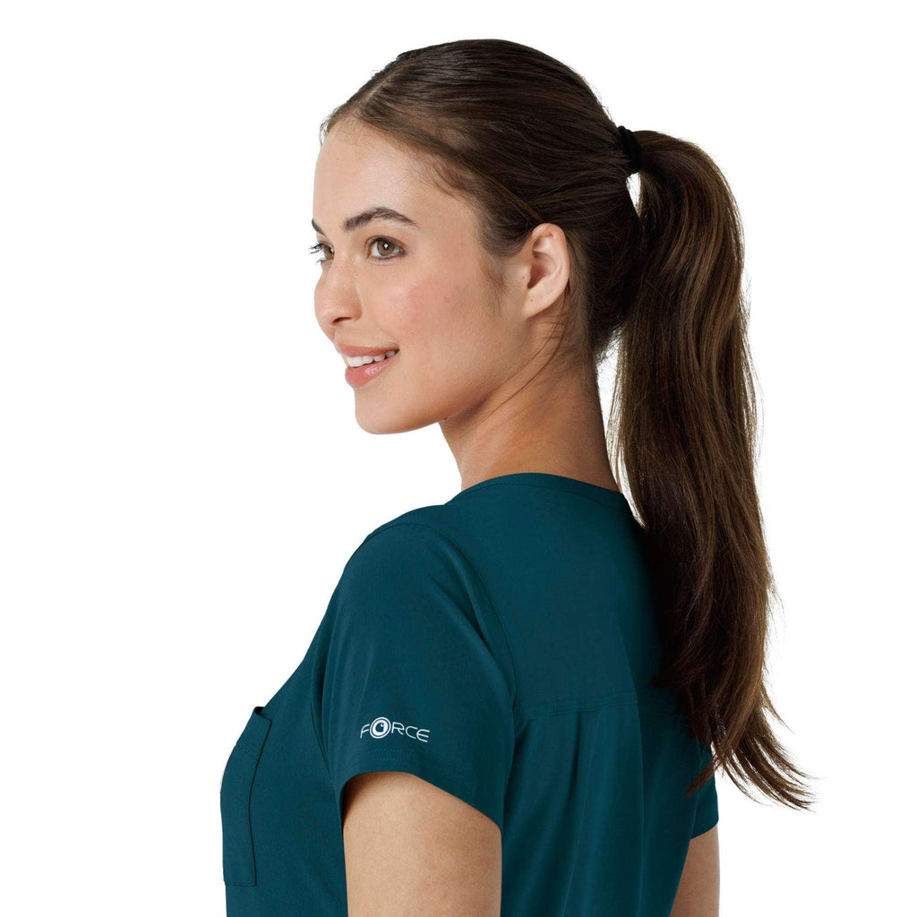 Women's force cross-flex  tuck-in scrub top
