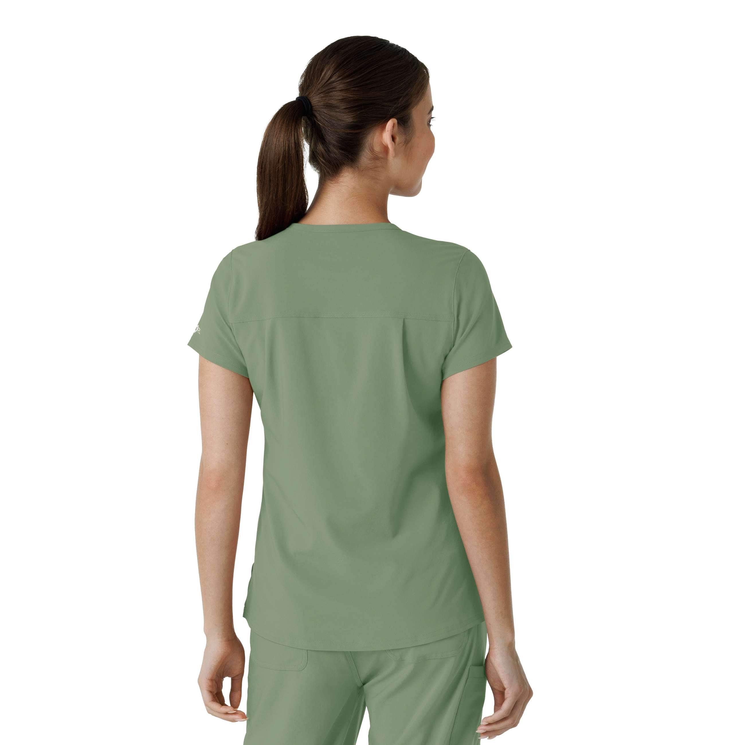Women's force cross-flex  tuck-in scrub top
