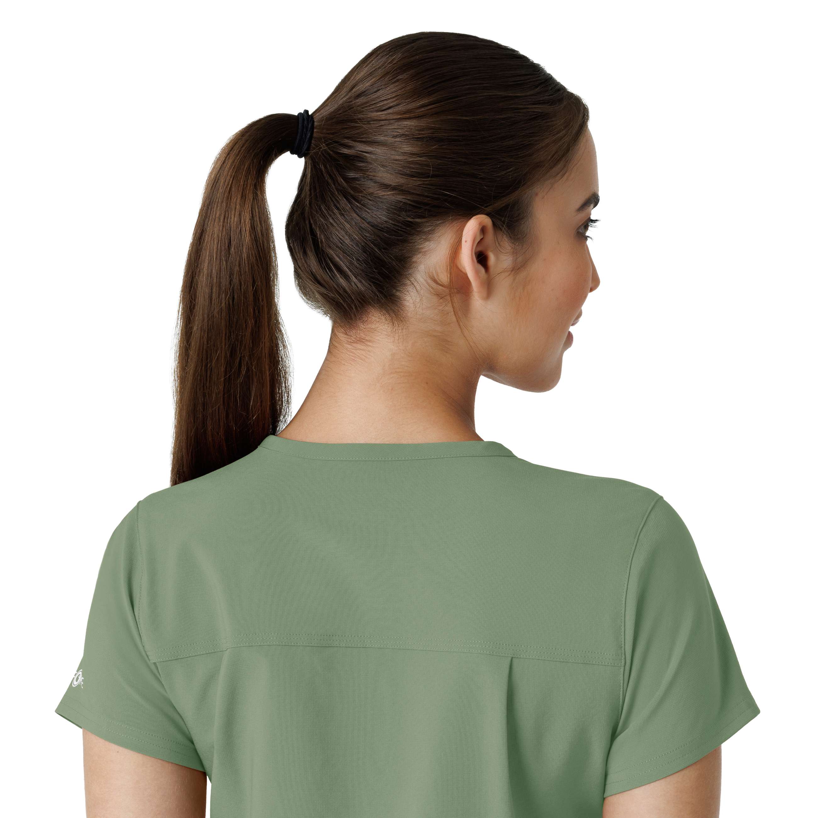 Women's force cross-flex  tuck-in scrub top