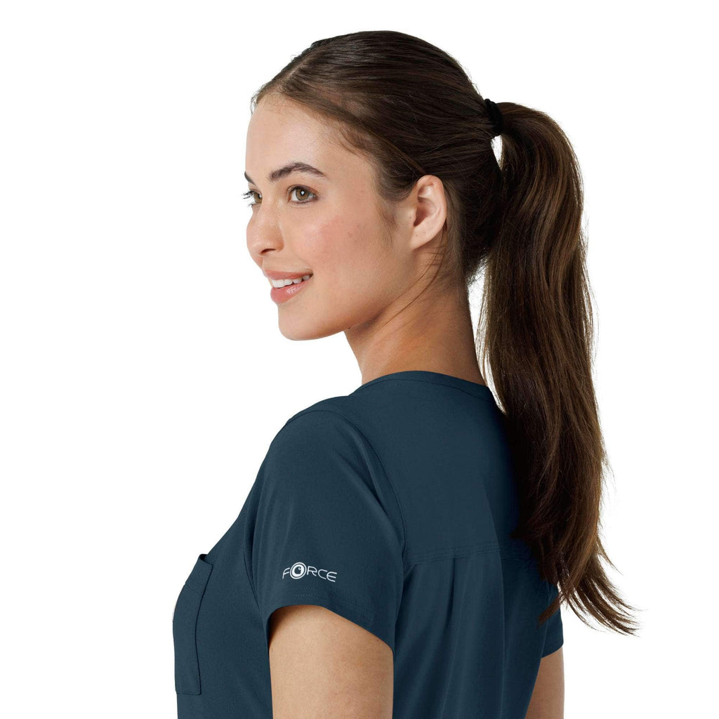 Women's force cross-flex  tuck-in scrub top