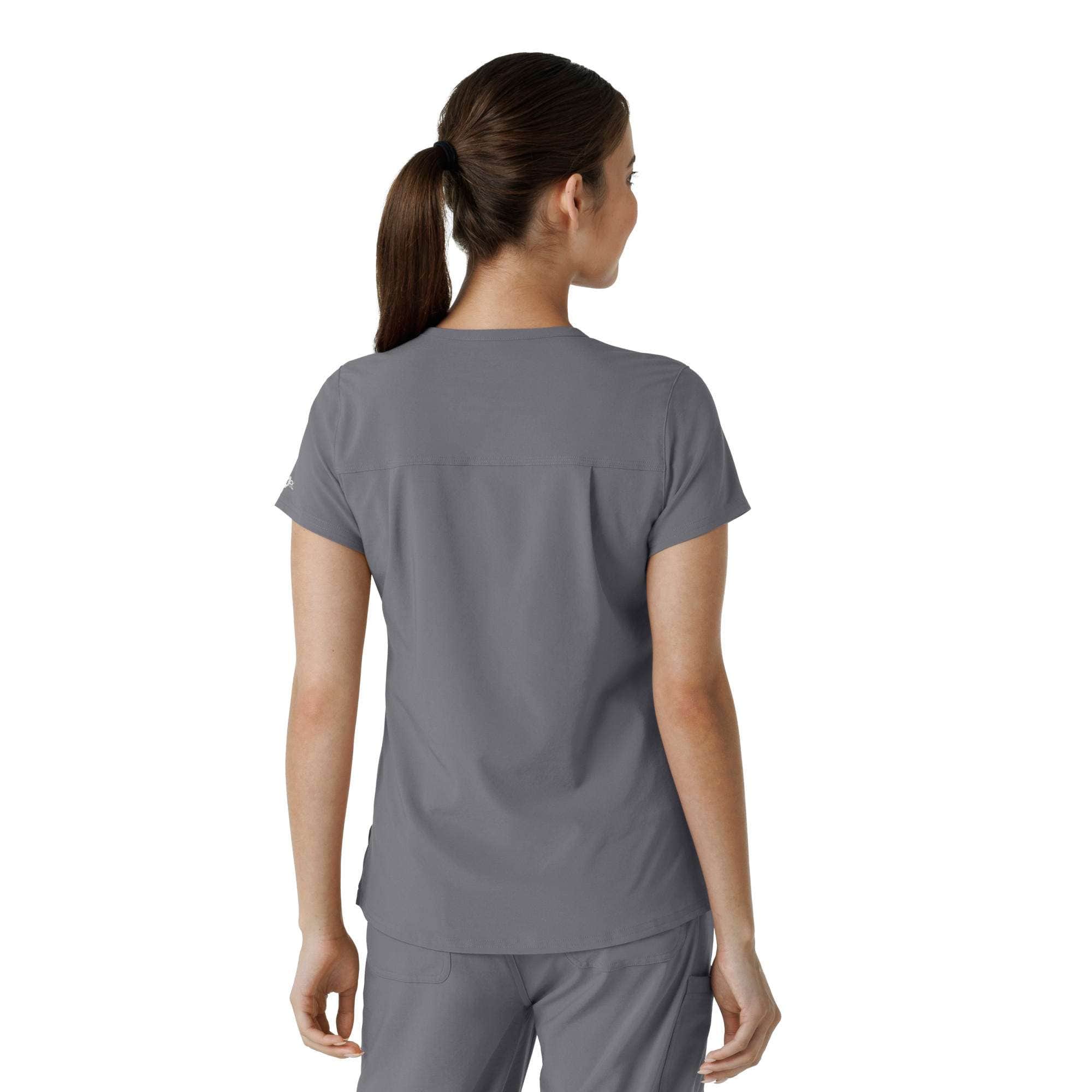 Women's force cross-flex  tuck-in scrub top