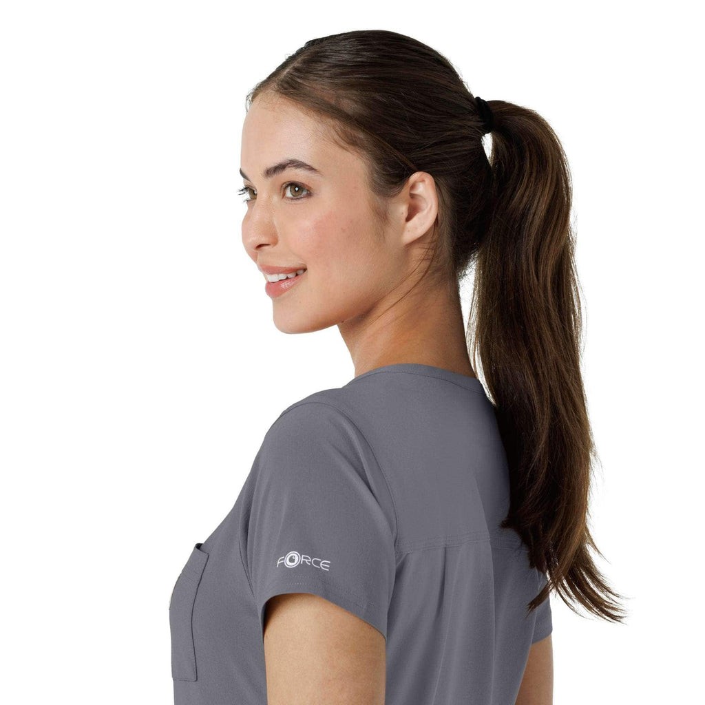 Women's force cross-flex  tuck-in scrub top