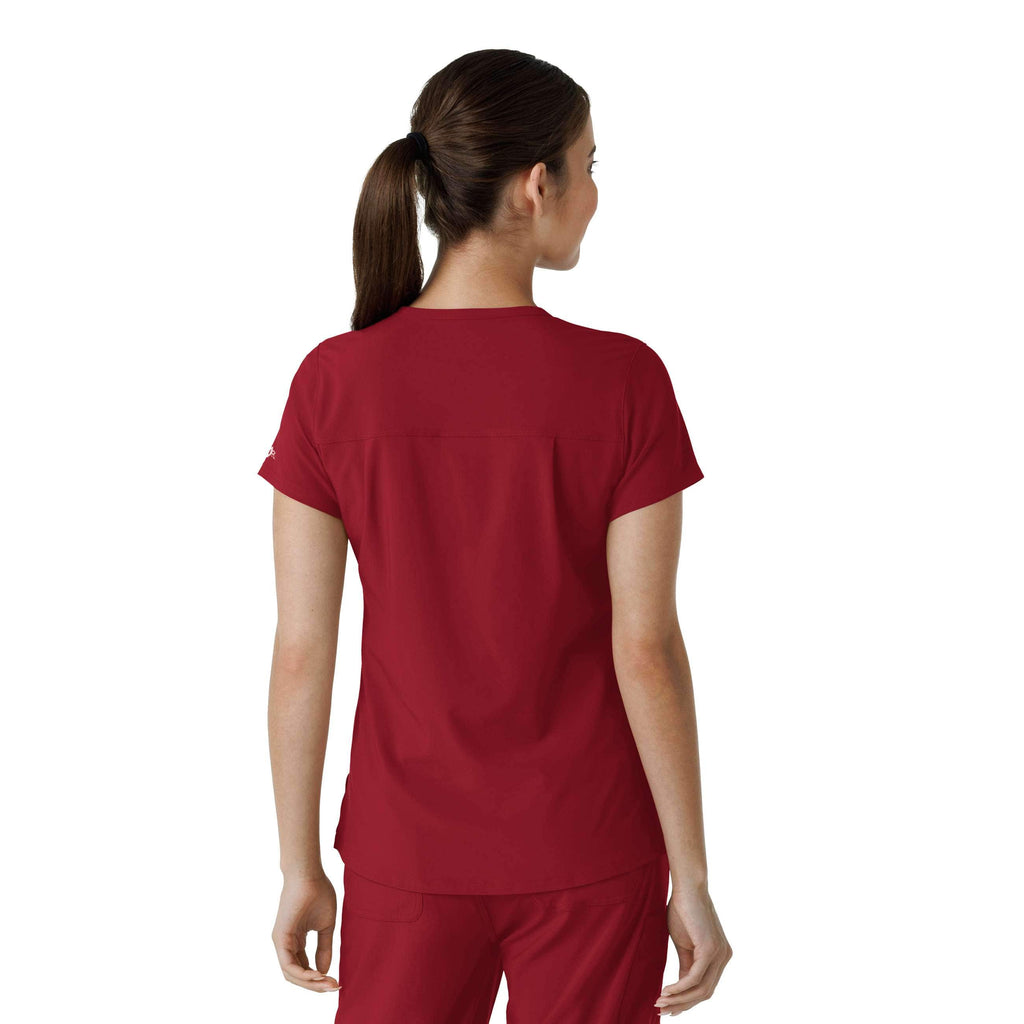Women's force cross-flex  tuck-in scrub top