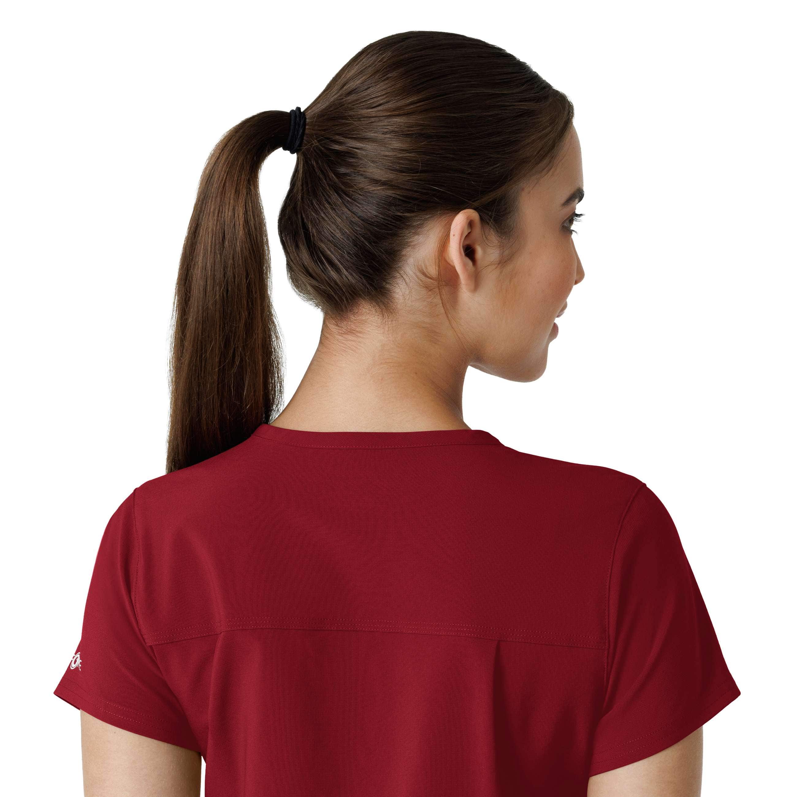 Women's force cross-flex  tuck-in scrub top