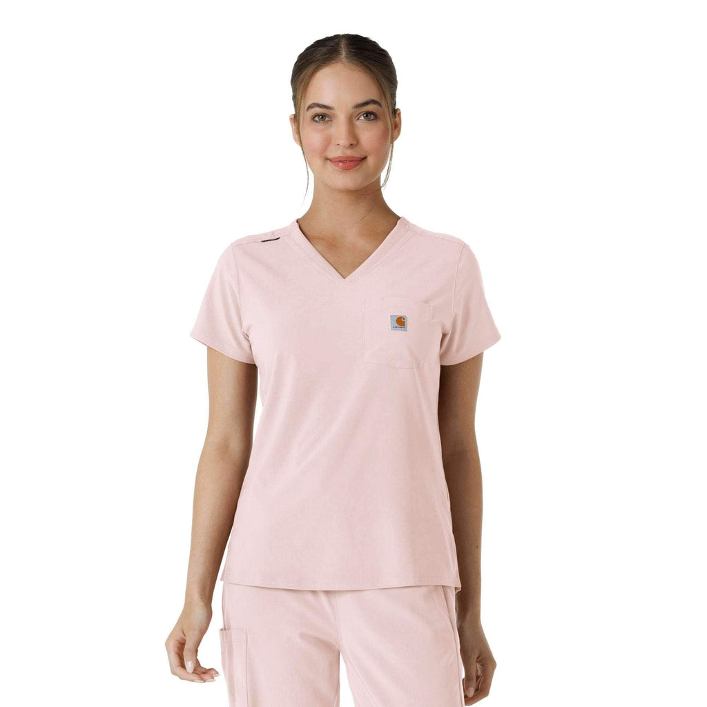 Women's force cross-flex  tuck-in scrub top