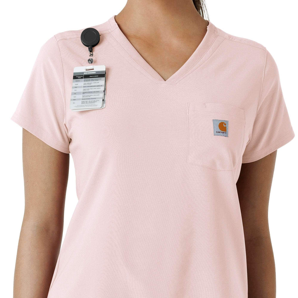 Women's force cross-flex  tuck-in scrub top
