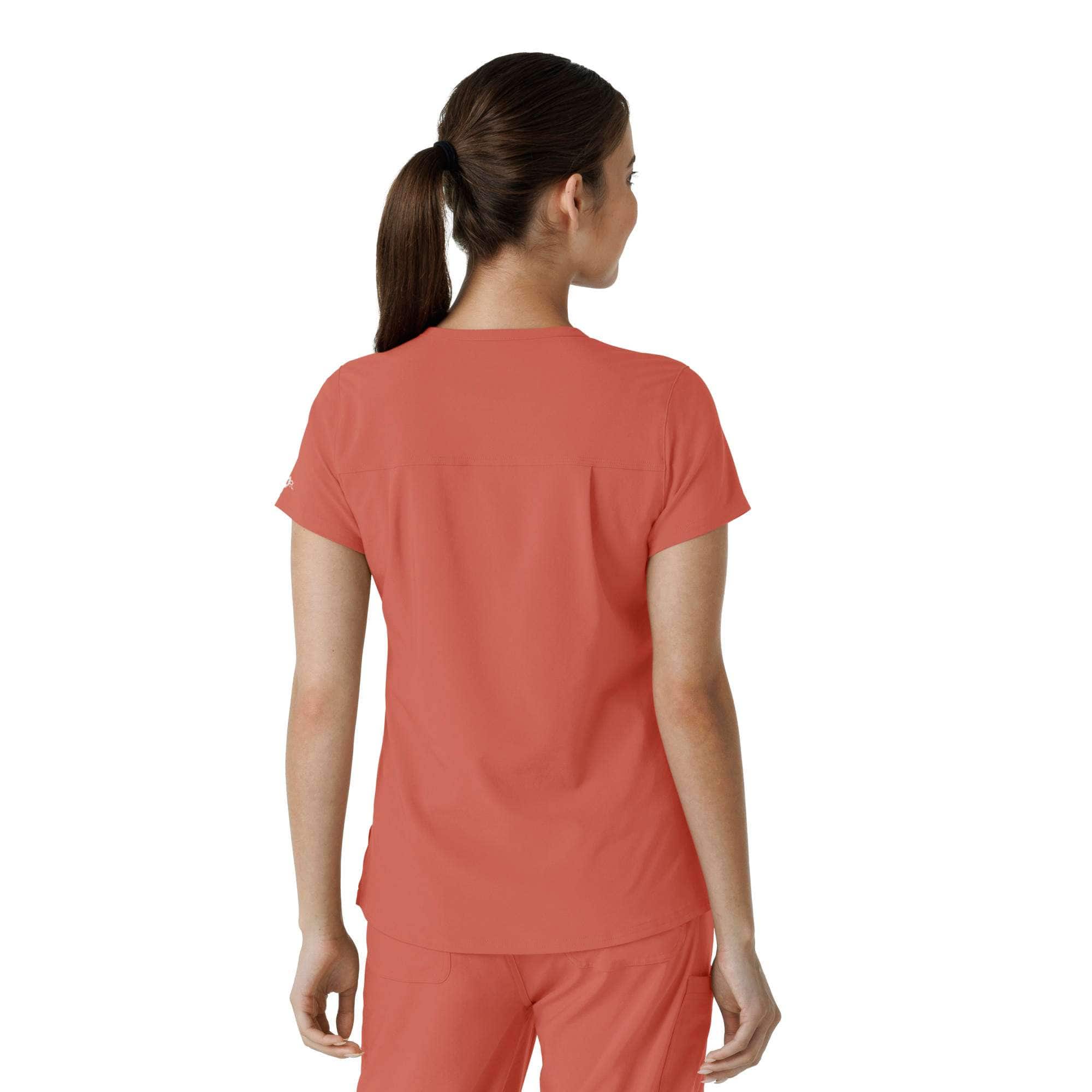 Women's force cross-flex  tuck-in scrub top