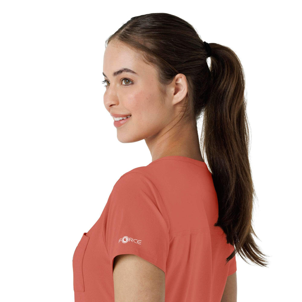 Women's force cross-flex  tuck-in scrub top