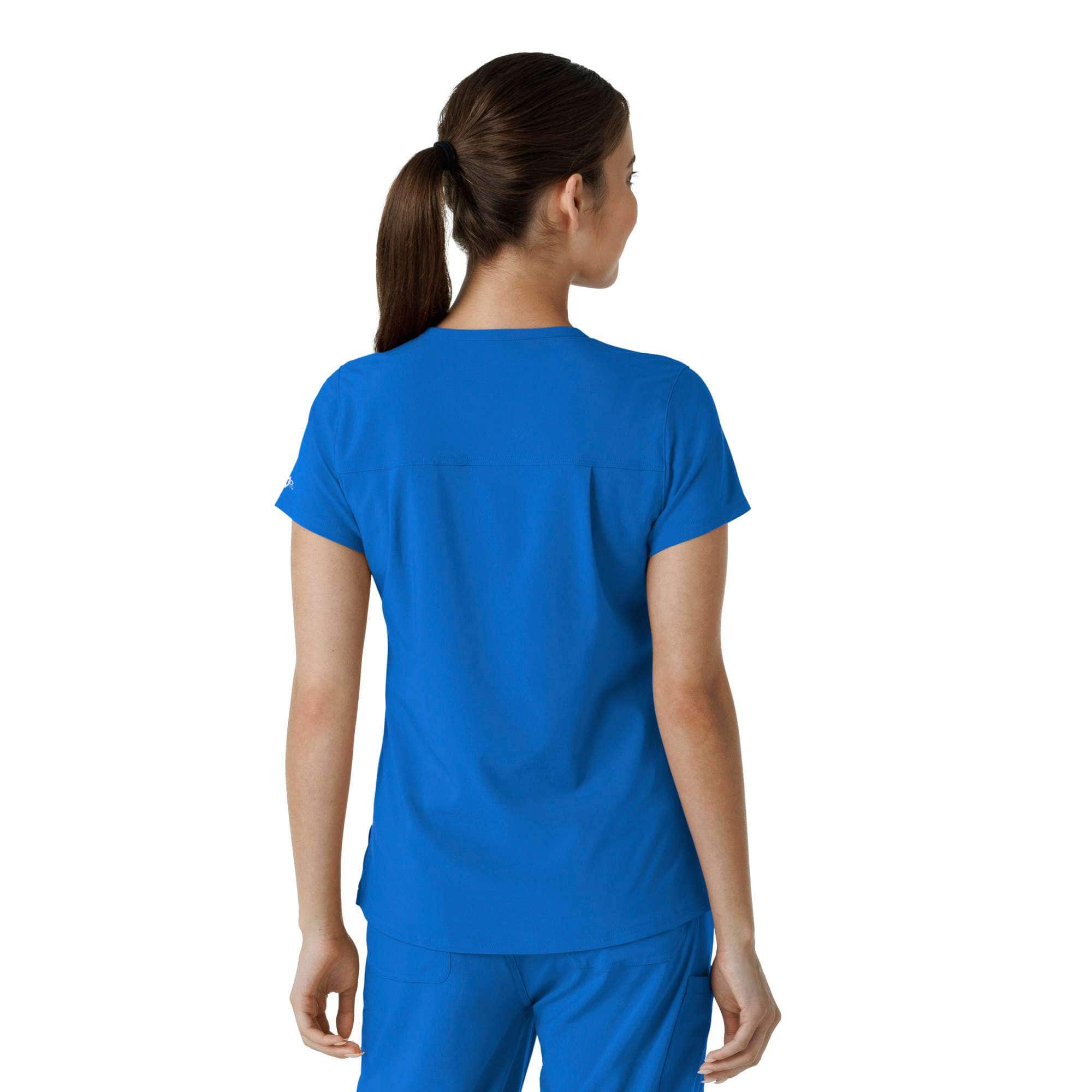 Women's force cross-flex  tuck-in scrub top