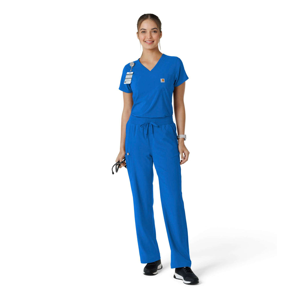 Women's force cross-flex  tuck-in scrub top