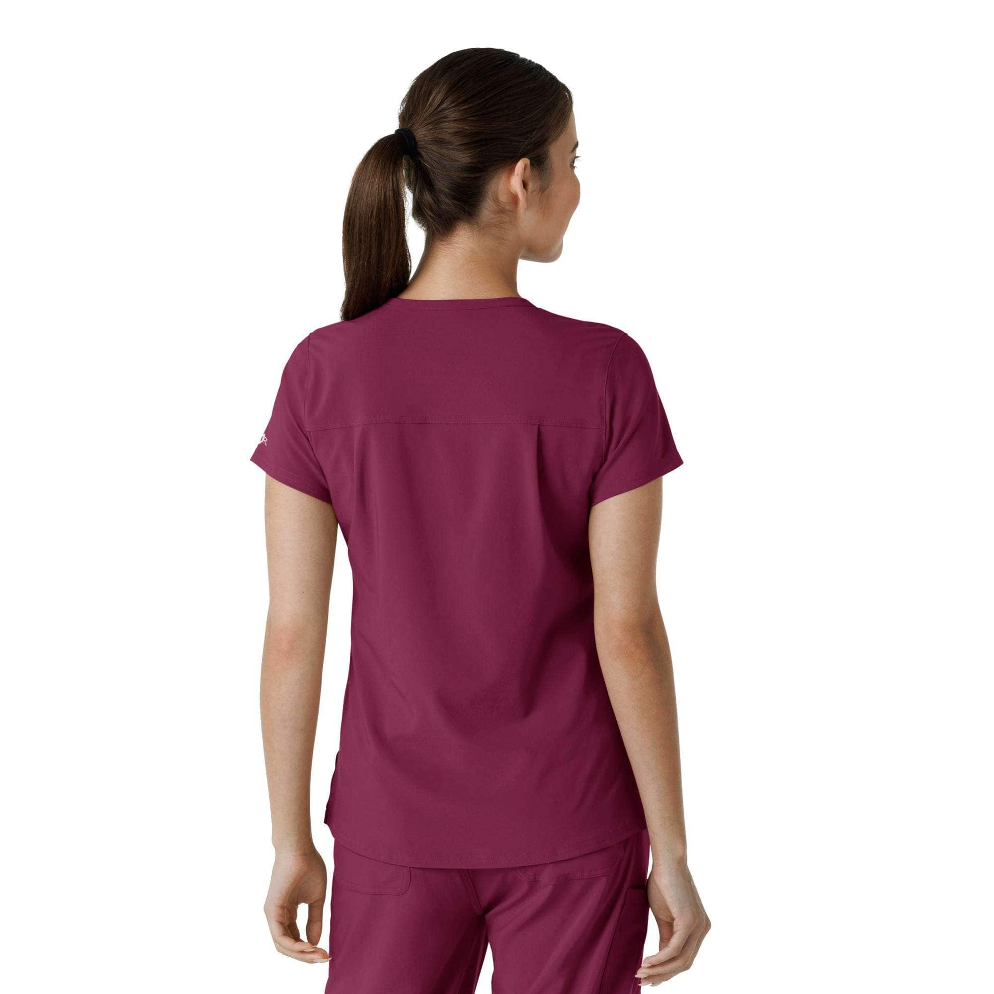 Women's force cross-flex  tuck-in scrub top