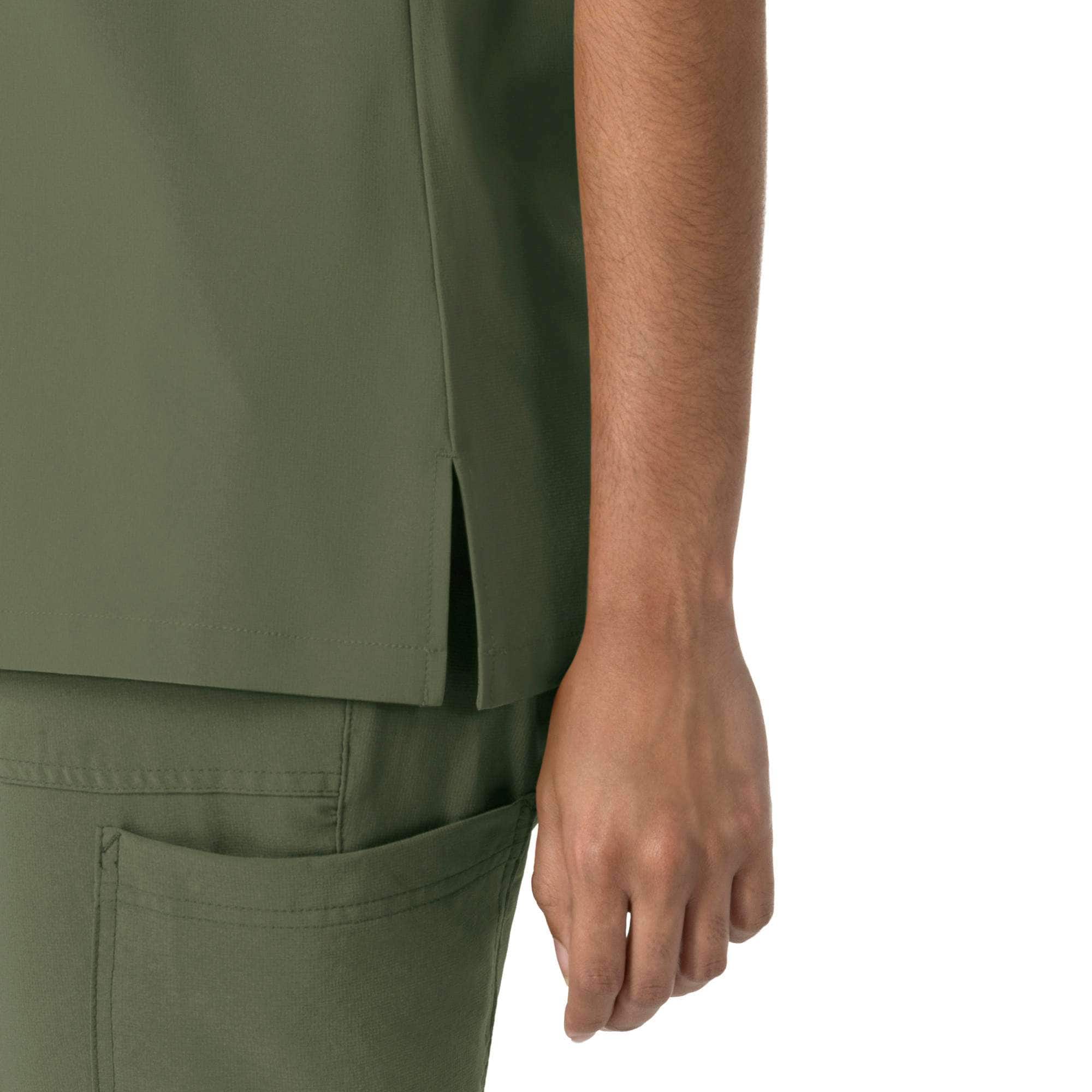 Women's force cross-flex crew neck scrub top