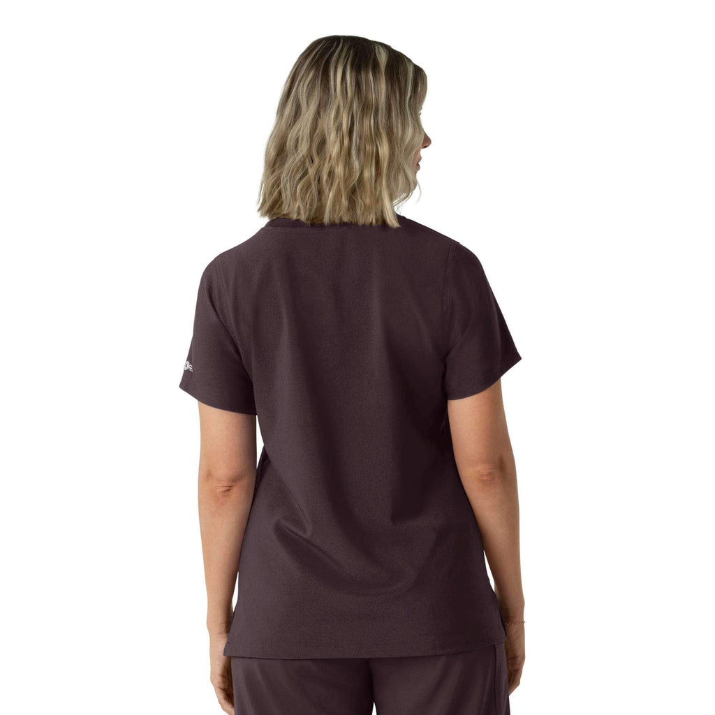 Women's force cross-flex crew neck scrub top