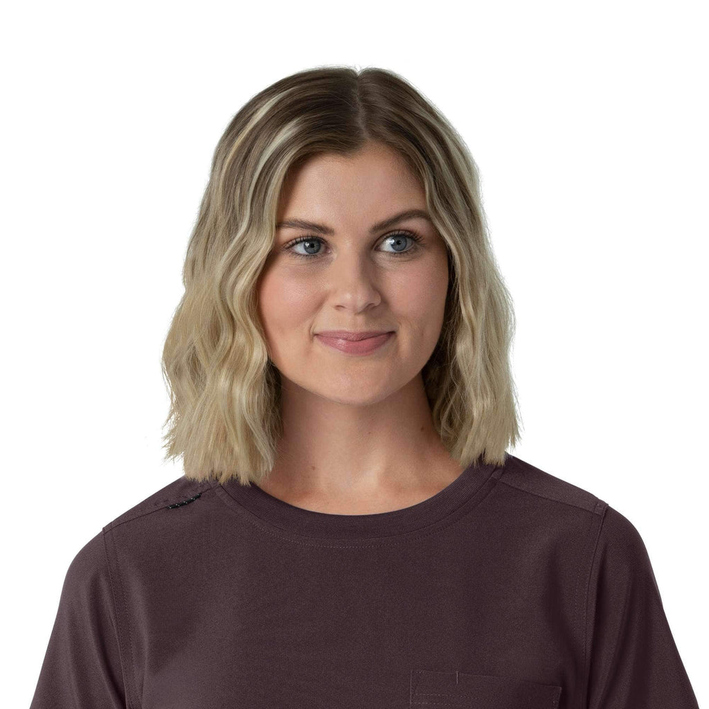 Women's force cross-flex crew neck scrub top