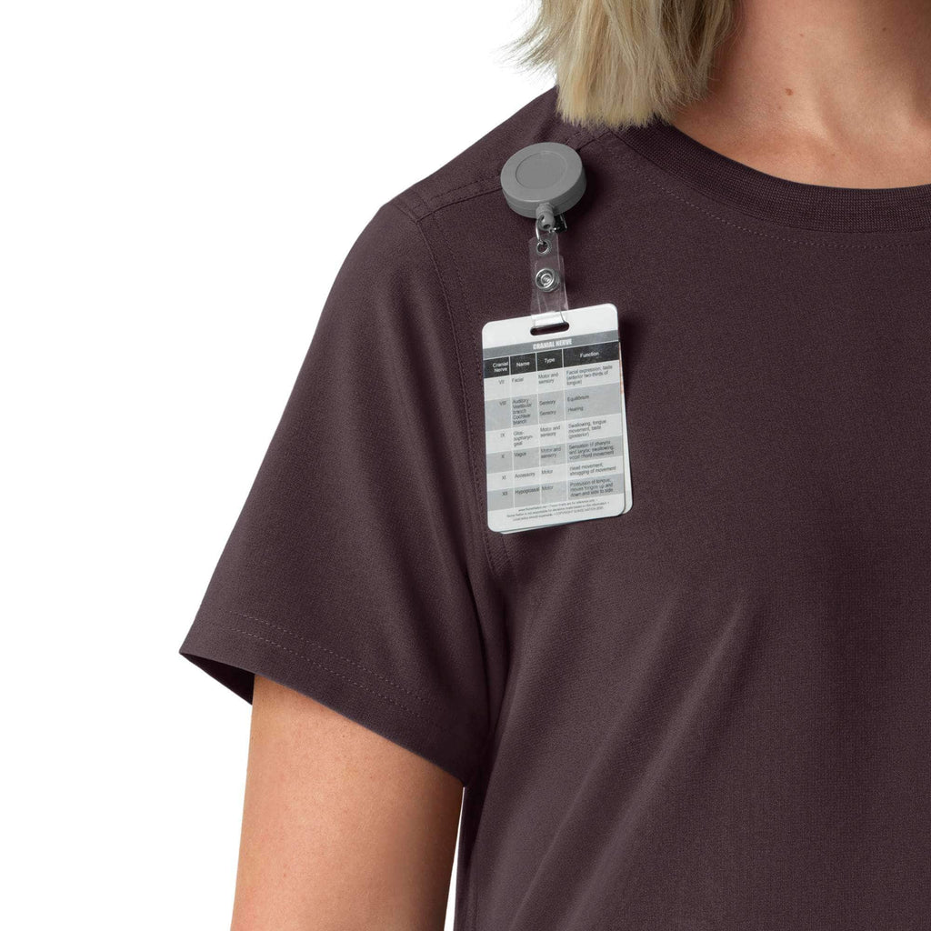 Women's force cross-flex crew neck scrub top