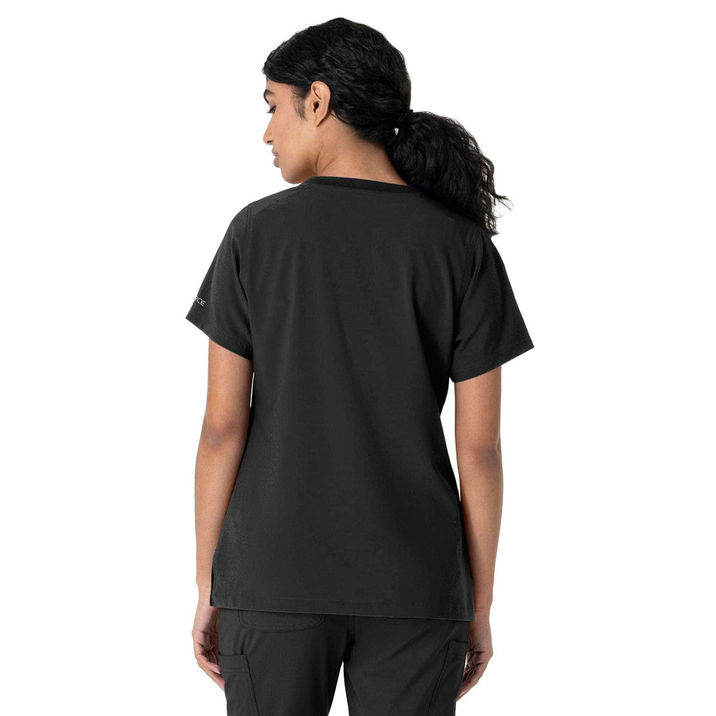 Women's force cross-flex crew neck scrub top