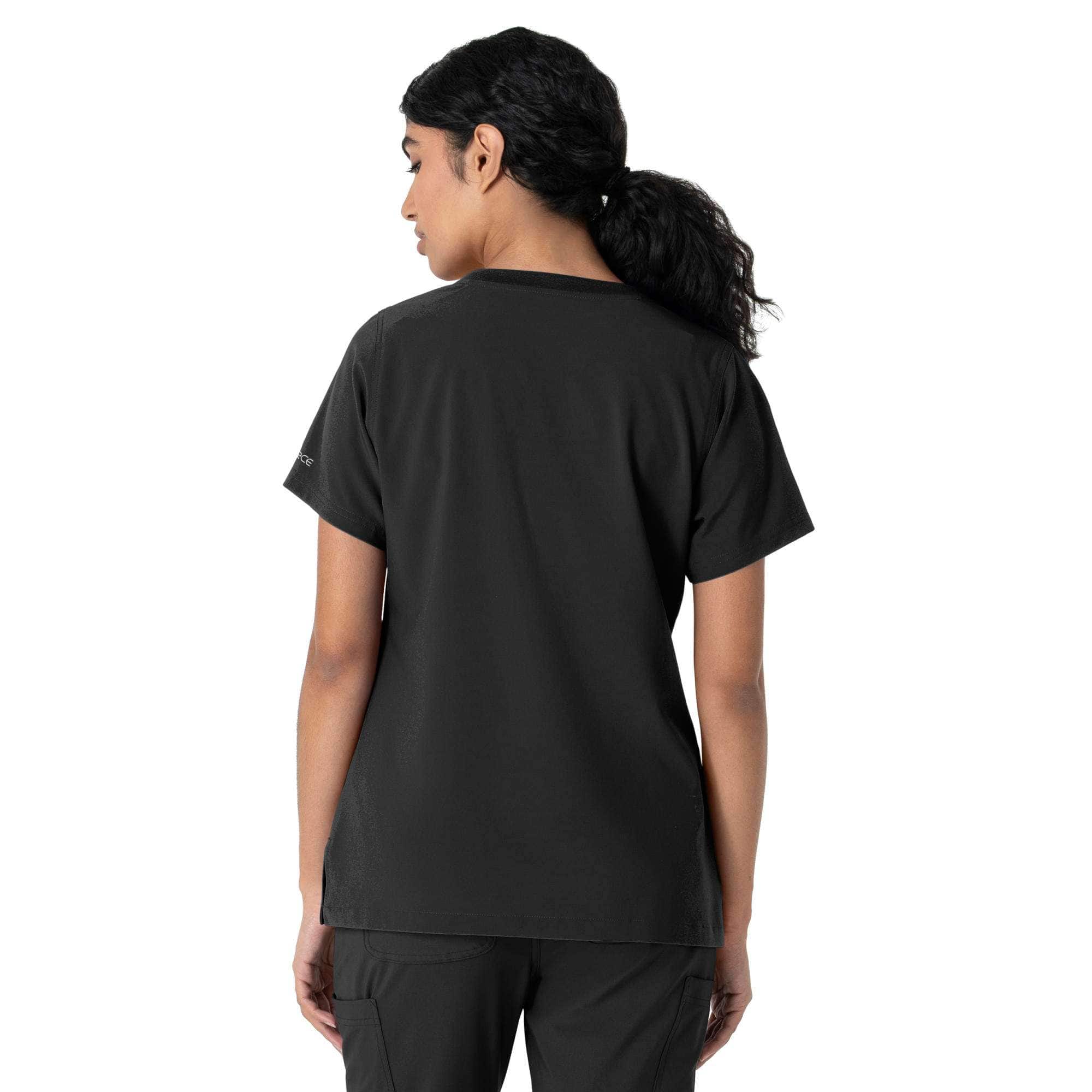 Women's force cross-flex crew neck scrub top