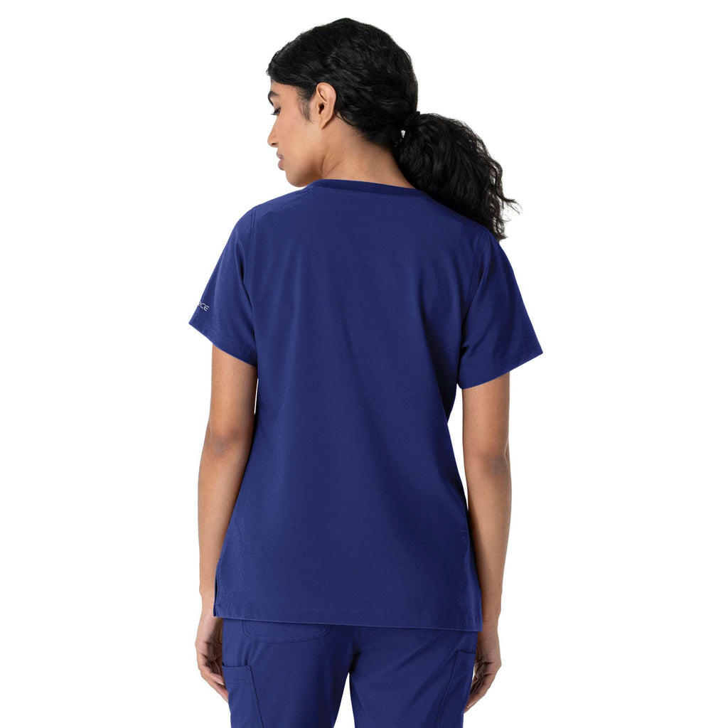 Women's force cross-flex crew neck scrub top