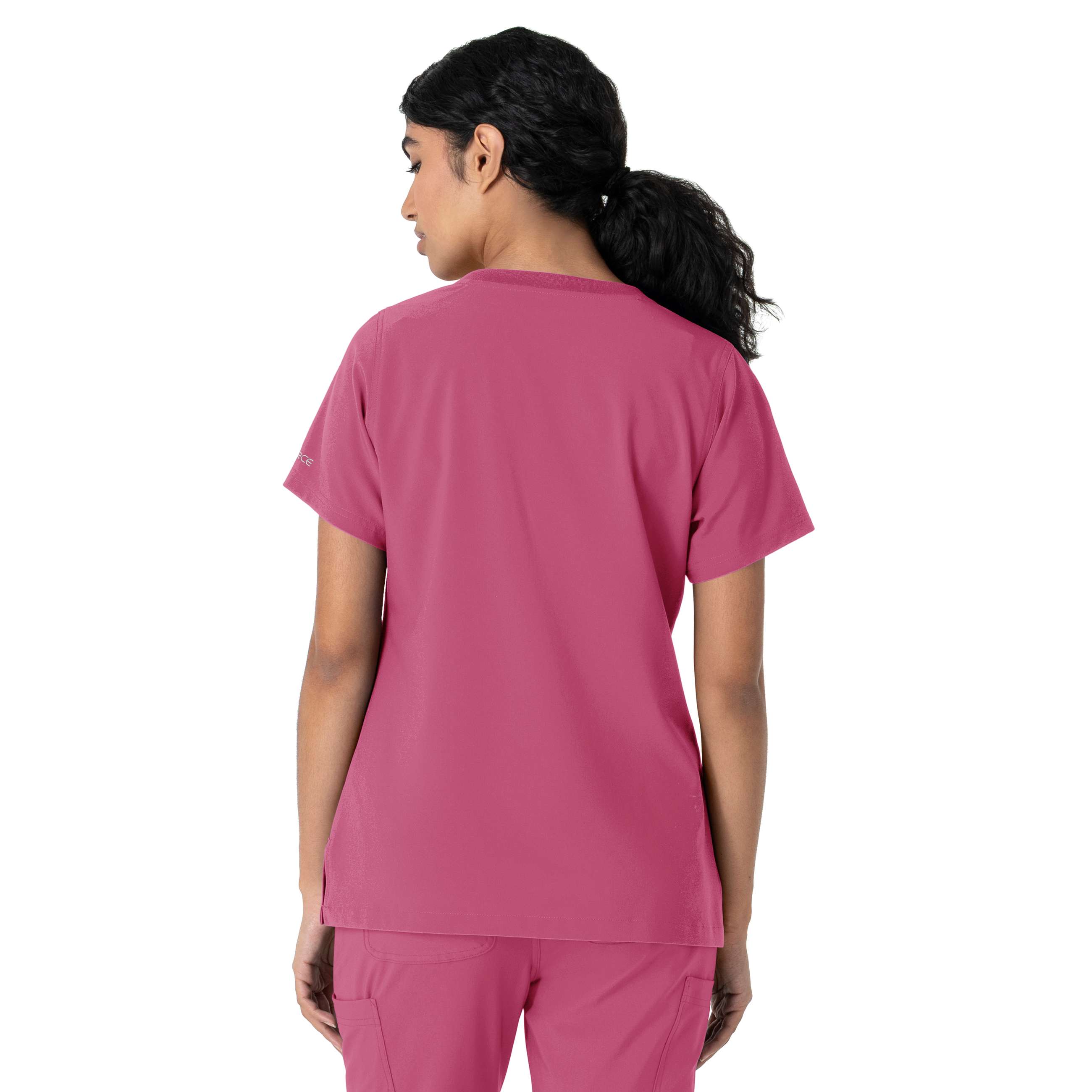 Women's force cross-flex crew neck scrub top
