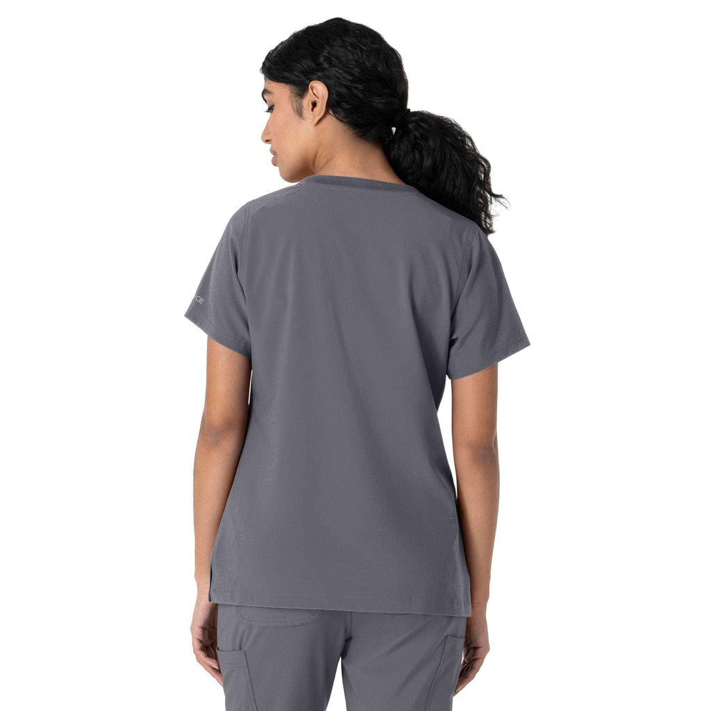 Women's force cross-flex crew neck scrub top