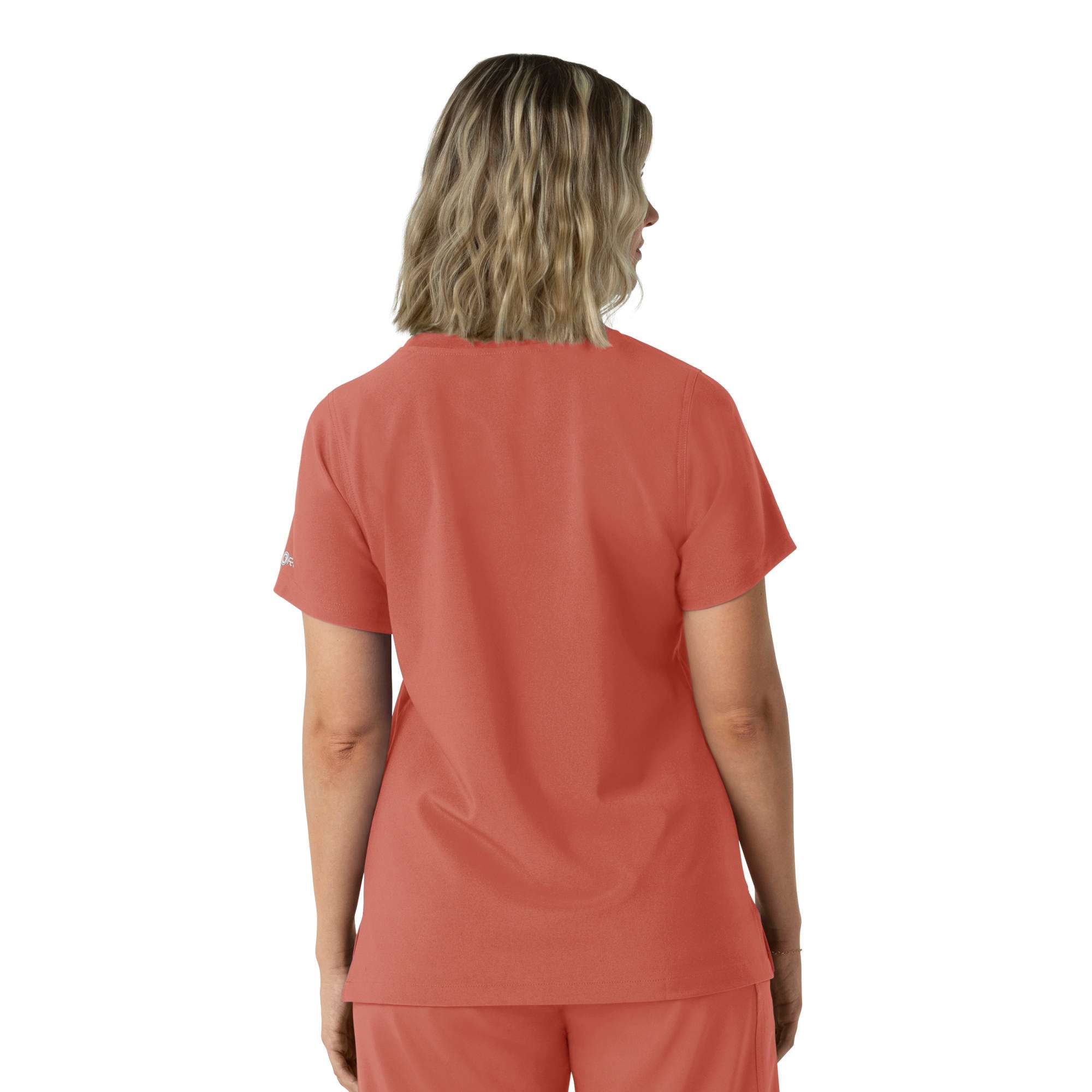Women's force cross-flex crew neck scrub top