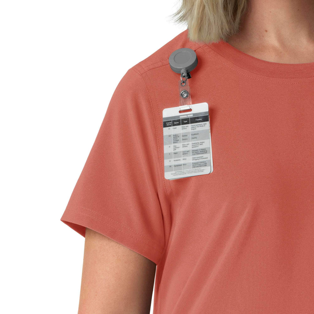 Women's force cross-flex crew neck scrub top