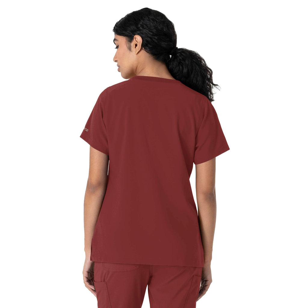 Women's force cross-flex crew neck scrub top