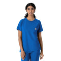 Women's force cross-flex crew neck scrub top
