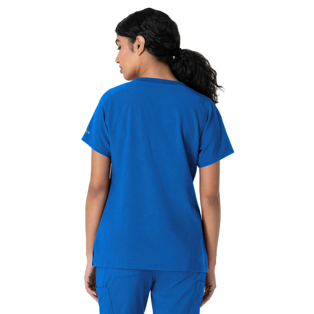 Women's force cross-flex crew neck scrub top