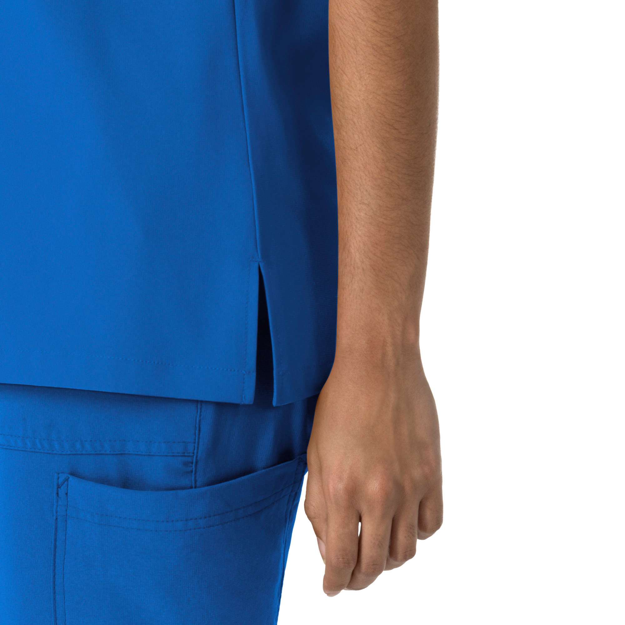 Women's force cross-flex crew neck scrub top