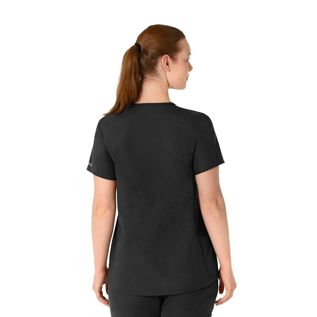 Women's force essentials henley maternity scrub top